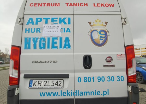 Fiat Ducato 2.3 MultiJet  L3H2   IZOTERMA  DPD HACCP  długi maxi