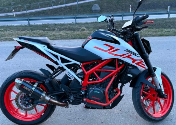 KTM 390 Duck przygotowany na sezon