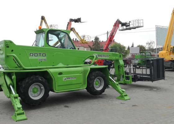 Wynajem ładowarek teleskopowych - ładowarki teleskopowe Merlo Manitou Dieci