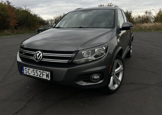 VW Tiguan 2016 2.0 TSI R-Line BEZWYPADKOWY 127 tys. km Apple CarPlay keyless