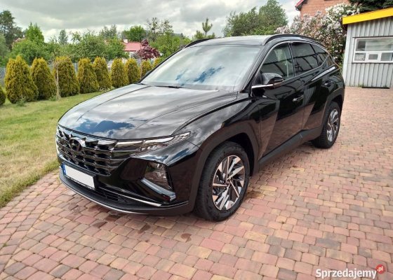  HYUNDAI TUCSON 2022, wersja smart, salon polska, bezwypadkowy, czarny metalik